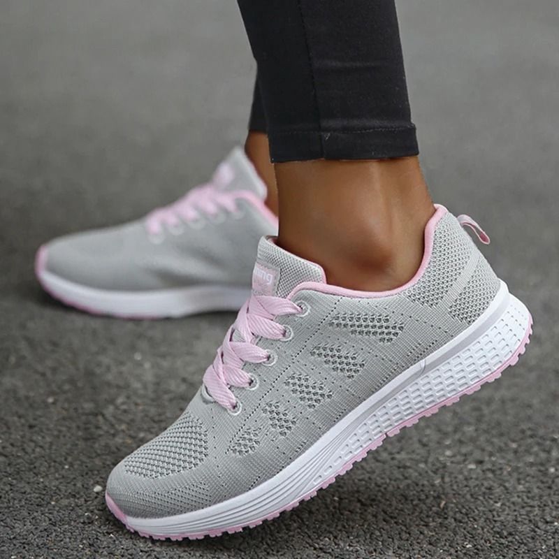 Women Platform Lace Up Casual Sneakers For Everyday Wear 2