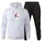 Men Autumn Winter Jogging Sportswear Set Sweatshirt And Pants 9