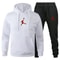 Men Autumn Winter Jogging Sportswear Set Sweatshirt And Pants 9