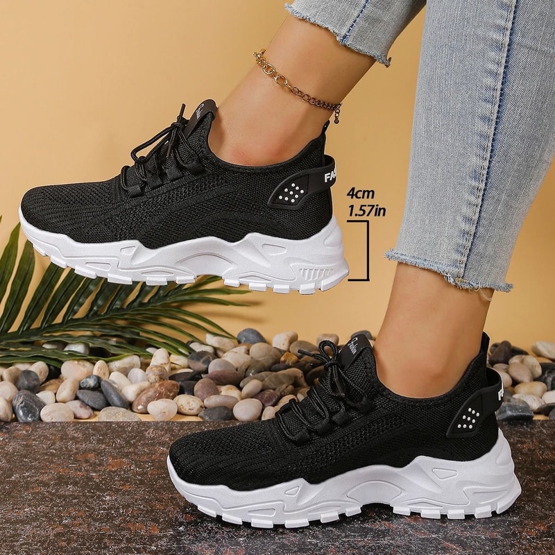 Women Breathable Mesh Dad Sneakers Casual Sport Shoes 4