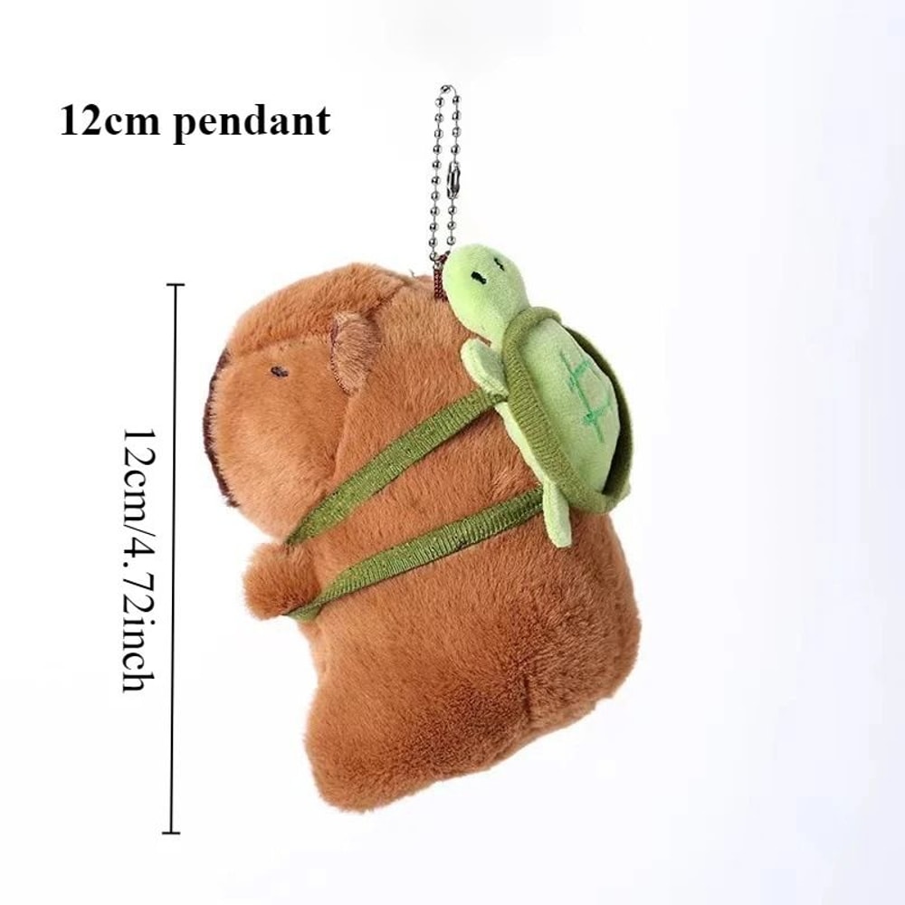 Kawaii Capybara Plush Backpack Mini Shoulder Bag For Kids 12
