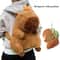 Kawaii Capybara Plush Backpack Mini Shoulder Bag For Kids 13