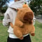 Kawaii Capybara Plush Backpack Mini Shoulder Bag For Kids 14