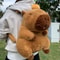 Kawaii Capybara Plush Backpack Mini Shoulder Bag For Kids 3
