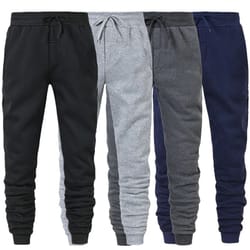 men casual sports jogger sweatpants for gym and running