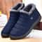 Men Winter Fur Lined Casual Sneakers Lightweight Warm Shoes 0