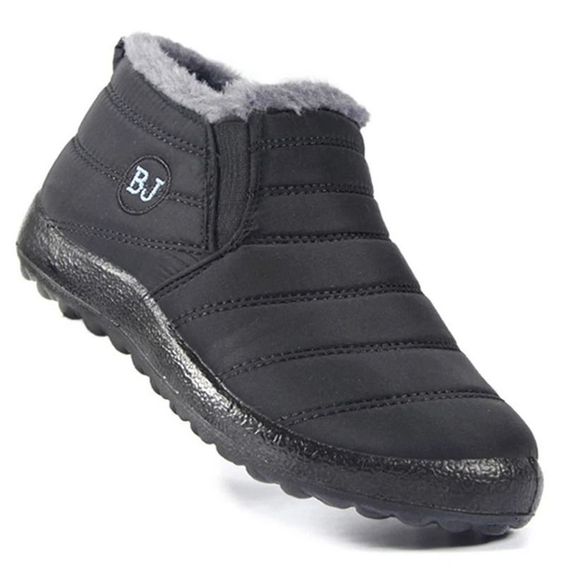 Men Winter Fur Lined Casual Sneakers Lightweight Warm Shoes 6
