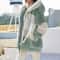 Women Oversized Plush Hooded Jacket Warm Streetwear Coat 9