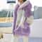 Women Oversized Plush Hooded Jacket Warm Streetwear Coat 13