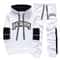 Mens Casual Tracksuit Print Sweatshirt And Sweatpants Set 0