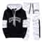 Mens Casual Tracksuit Print Sweatshirt And Sweatpants Set 10