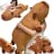 Giant Kawaii Capybara Plush Pillow Soft Lying Plush Toy 0
