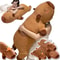 Giant Kawaii Capybara Plush Pillow Soft Lying Plush Toy 0