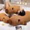 Giant Kawaii Capybara Plush Pillow Soft Lying Plush Toy 2