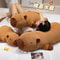 Giant Kawaii Capybara Plush Pillow Soft Lying Plush Toy 2