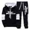 Men Hooded Sweatshirt And Sweatpants Casual Sportswear Set 0
