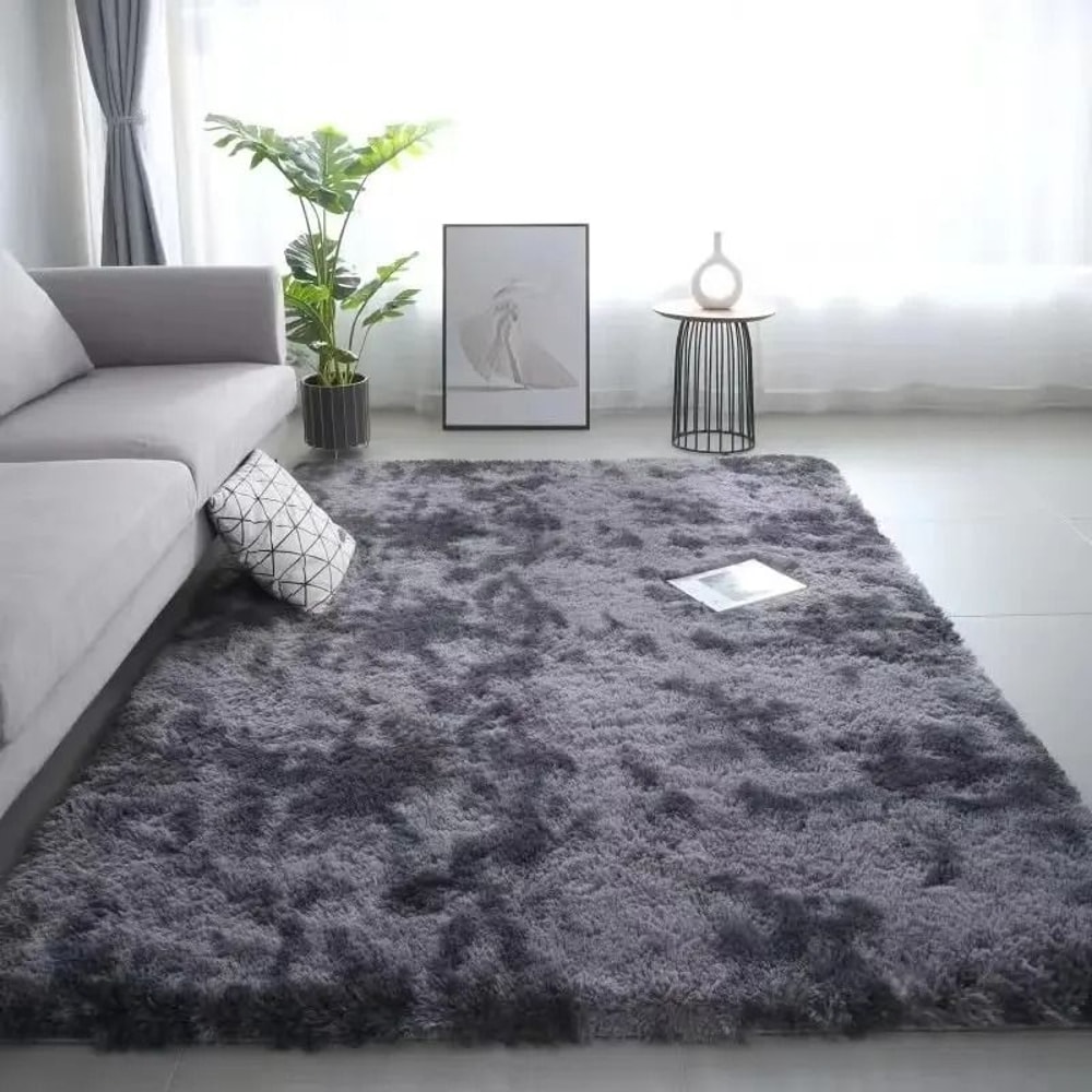 Soft Washable Tie Dye Non Slip Area Rug For Kids Bedroom Living Room 0