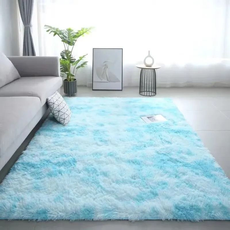 Soft Washable Tie Dye Non Slip Area Rug For Kids Bedroom Living Room 3