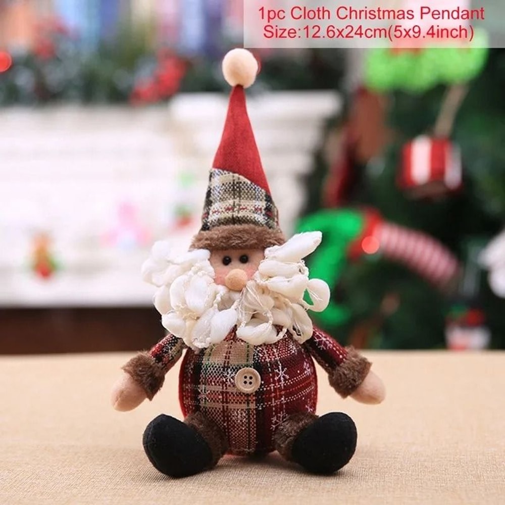 Telescopic Christmas Doll Decoration For Home Holiday Display 9