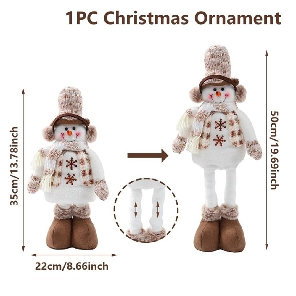 Telescopic Christmas Doll Decoration For Home Holiday Display 13