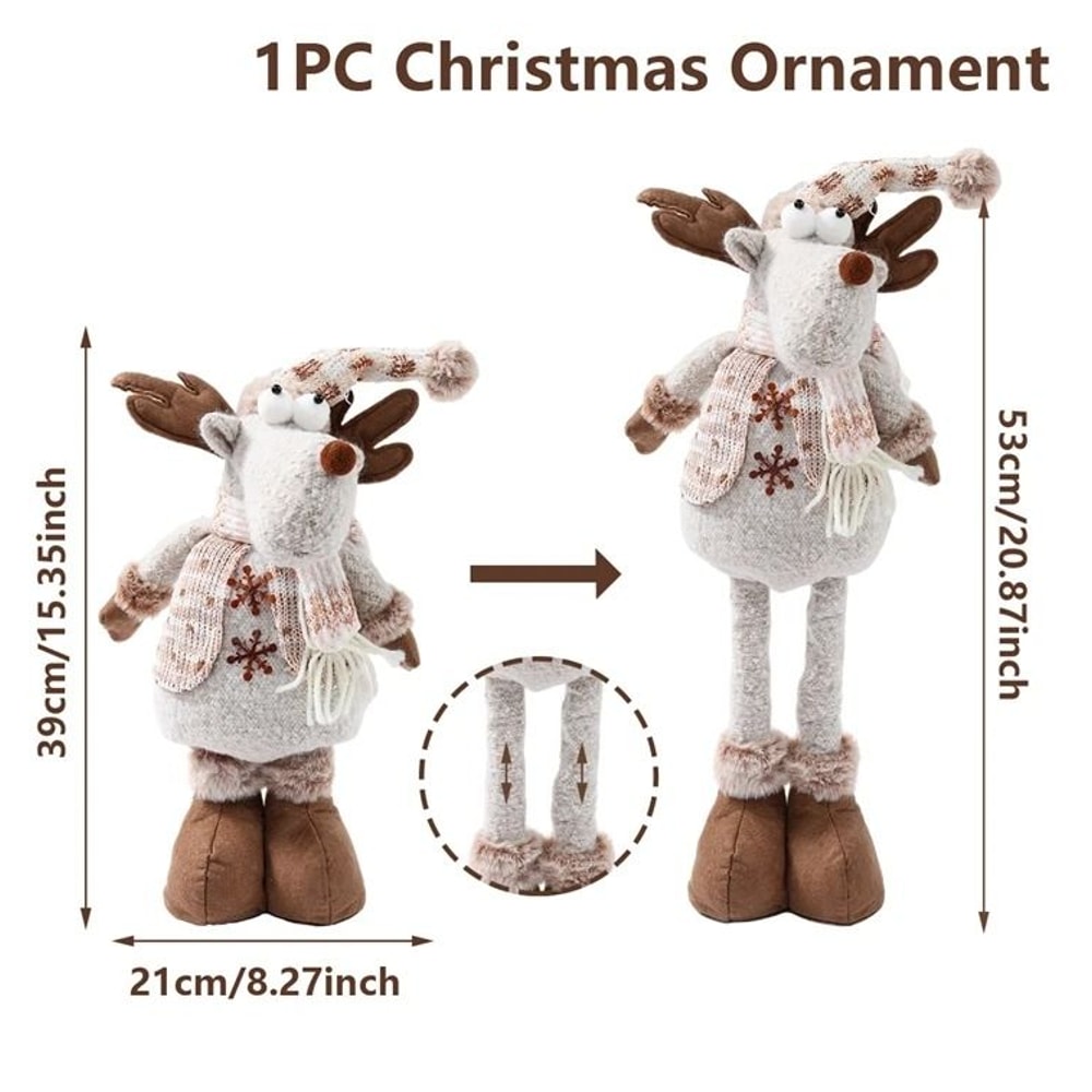 Telescopic Christmas Doll Decoration For Home Holiday Display 14