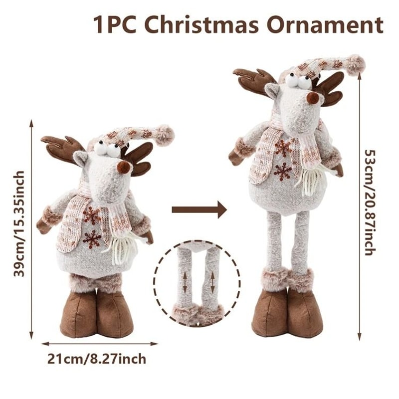 Telescopic Christmas Doll Decoration For Home Holiday Display 14