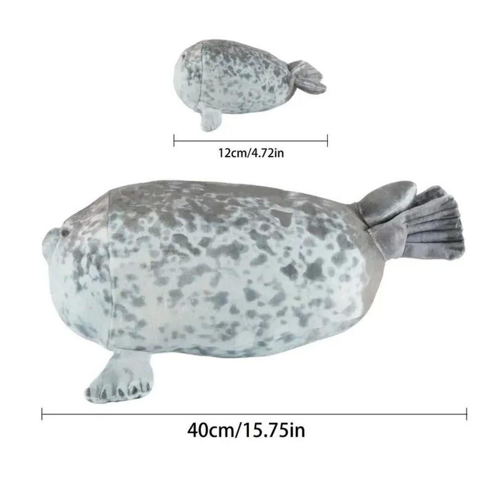 Mother And Son Seal Plush Toy Set With Zipper Design 40 Inch 4