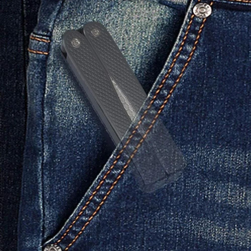 Portable Folding Pocket Knife Sharpener With Double Sided Diamond Stone 5