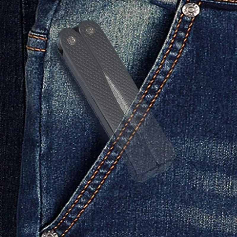 Portable Folding Pocket Knife Sharpener With Double Sided Diamond Stone 5