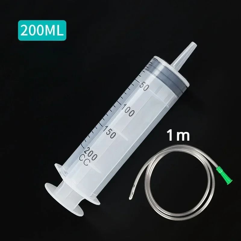 Large Capacity Reusable Syringe Oil Pump With Hose 7