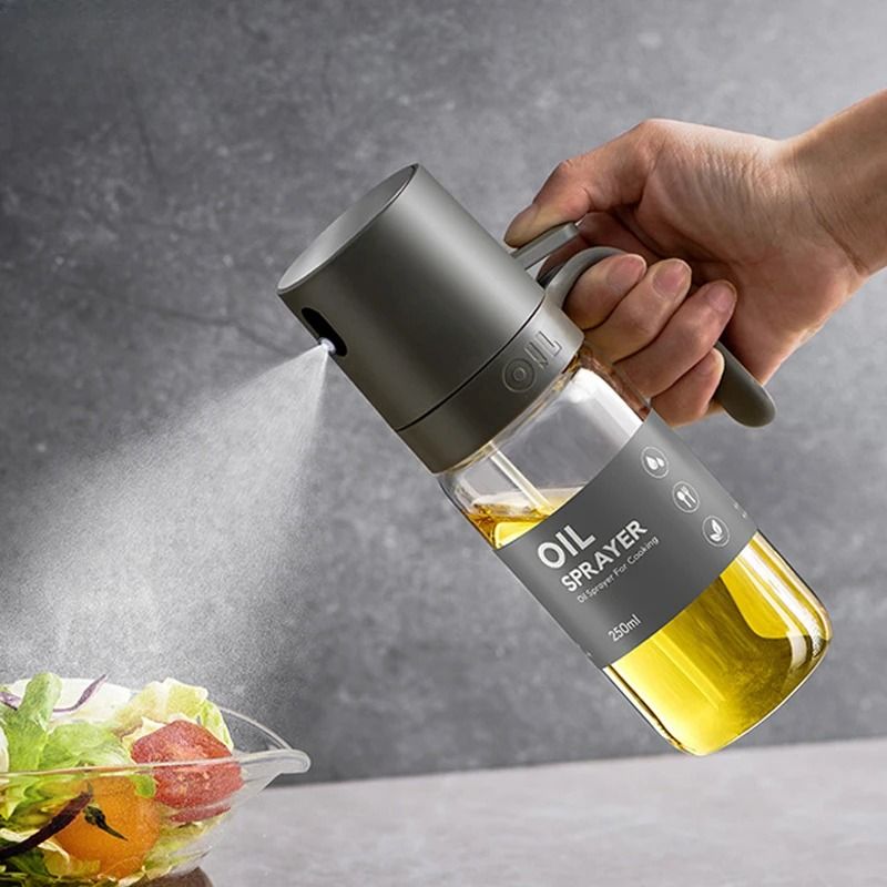 Glass Oil Spray Bottle For Cooking And Air Fryer 250ml 0