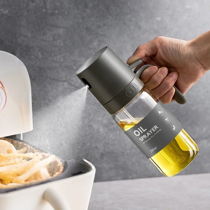 Glass Oil Spray Bottle For Cooking And Air Fryer 250ml 5