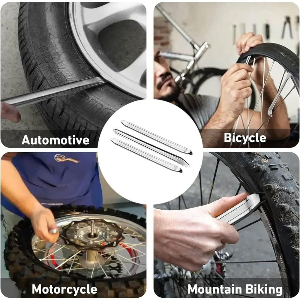 Steel Tire Iron Lever Tool For Bicycle Motorcycle And Car Repair 5