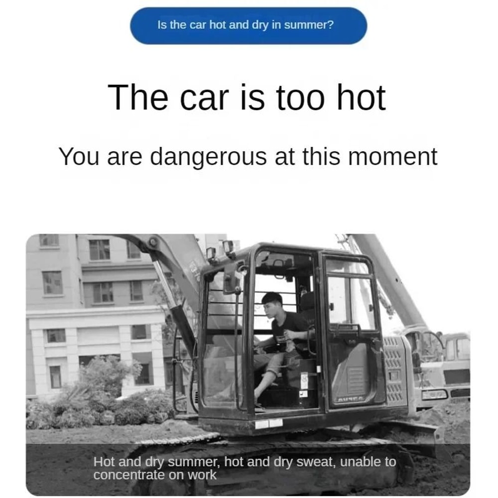 Portable Car Fan 12V 24V USB Rechargeable Single Head 1