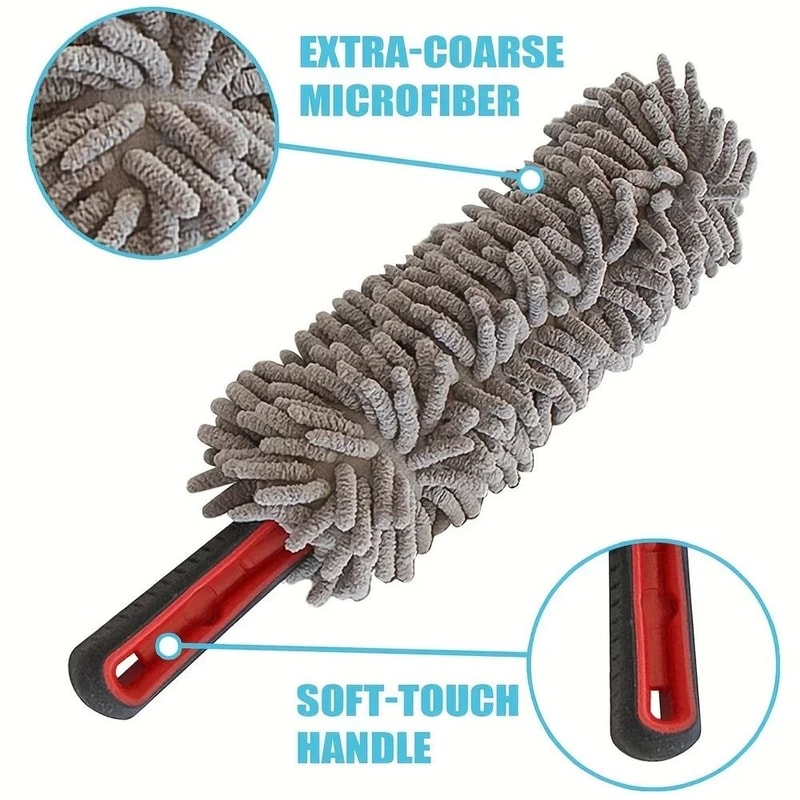 Car Wheel Cleaning Brush Scratch Free Auto Detailing Tool 0