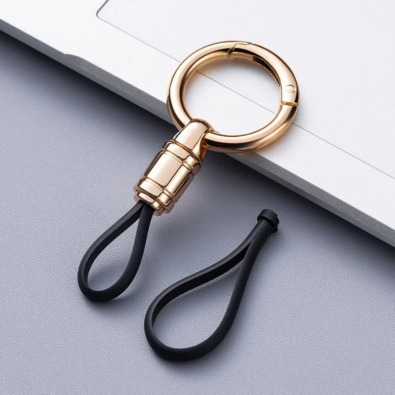 Metal Car Key Chain Pendant With Waist Hanging Buckle 11