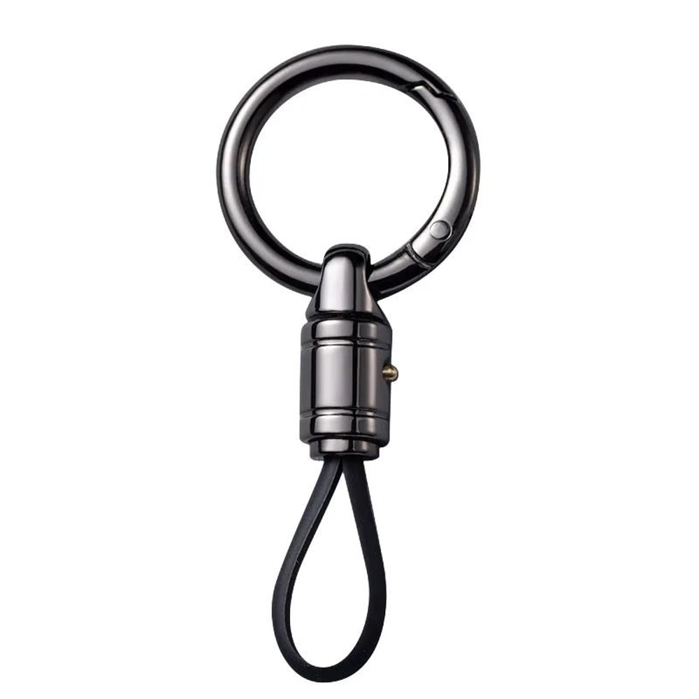 Metal Car Key Chain Pendant With Waist Hanging Buckle 4