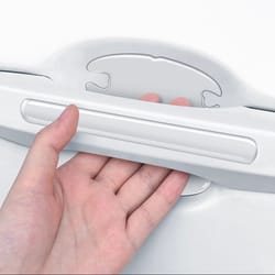 transparent car door handle bowl protective stickers