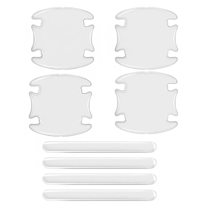 Transparent Car Door Handle Bowl Protective Stickers 7