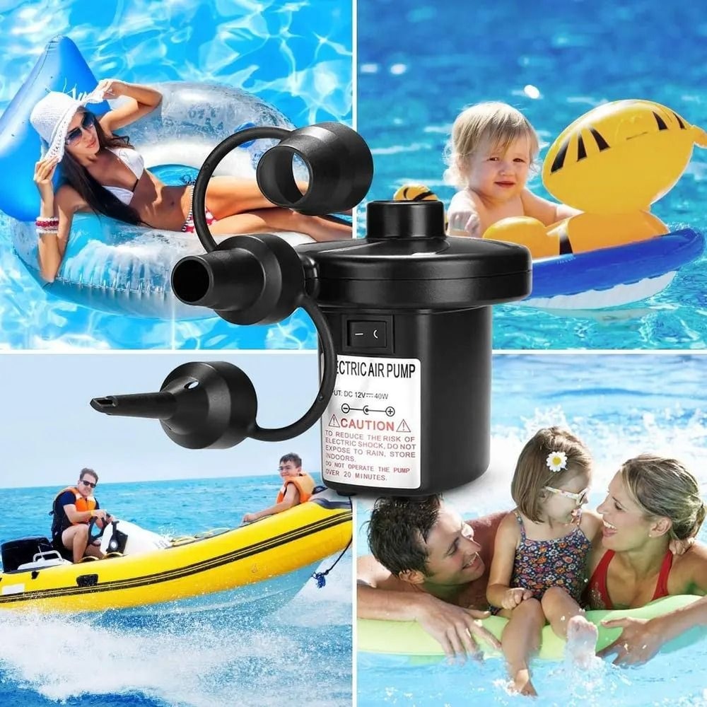 Mini Electric Inflatable Air Pump For Mattress Pool And Camping 5