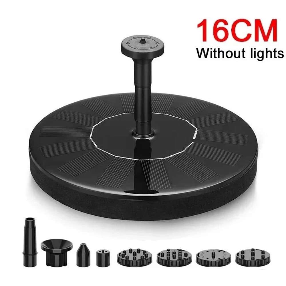 Solar LED Fountain Light With Color Changing Water Spray 11