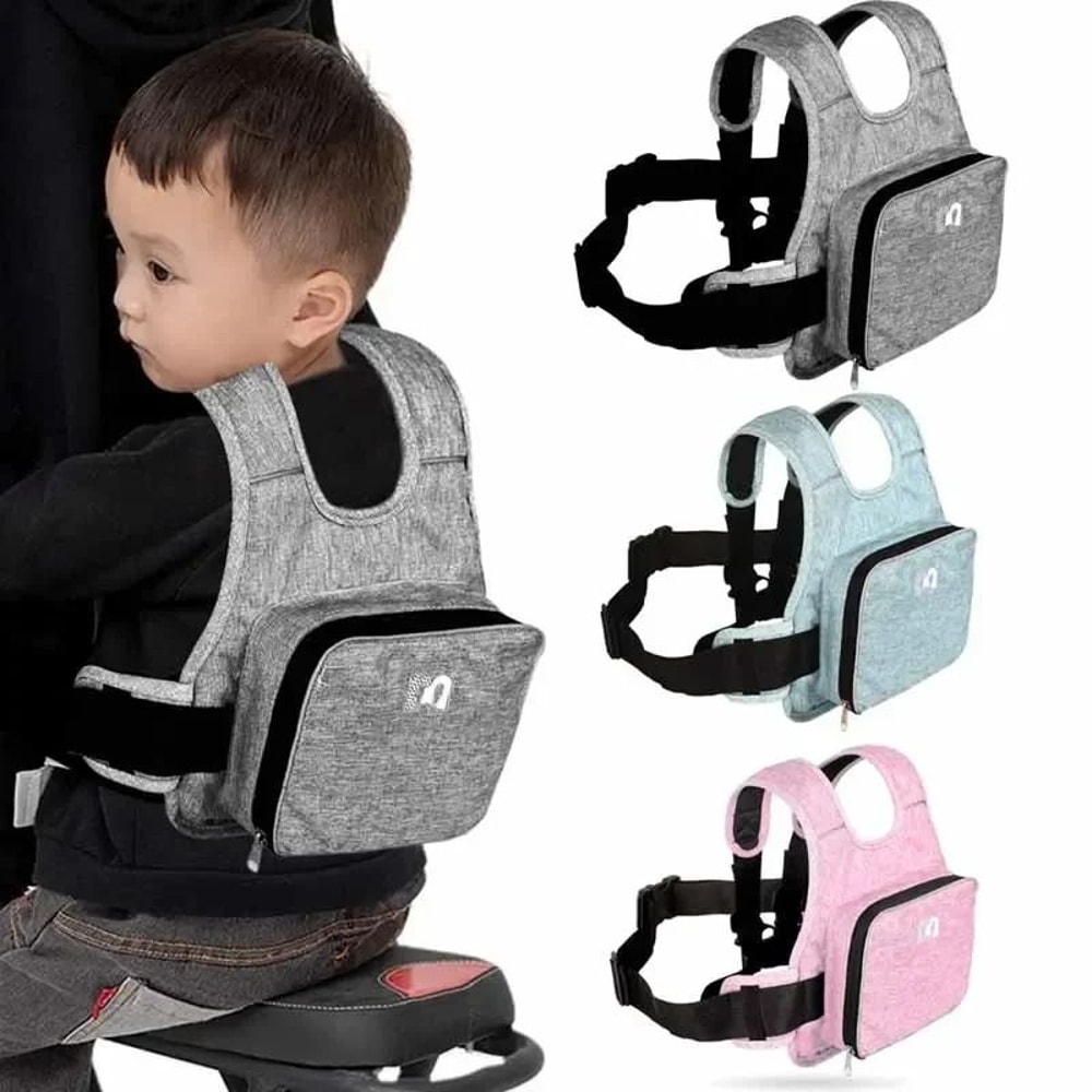 Children Motorcycle Safety Harness Adjustable Kids Seat Belt 0