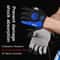 Mens Long Finger Cycling Gloves Touch Screen Non Slip 1
