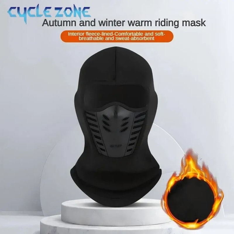 Winter Full Face Cycling Balaclava Windproof Motorcycle Mask 2