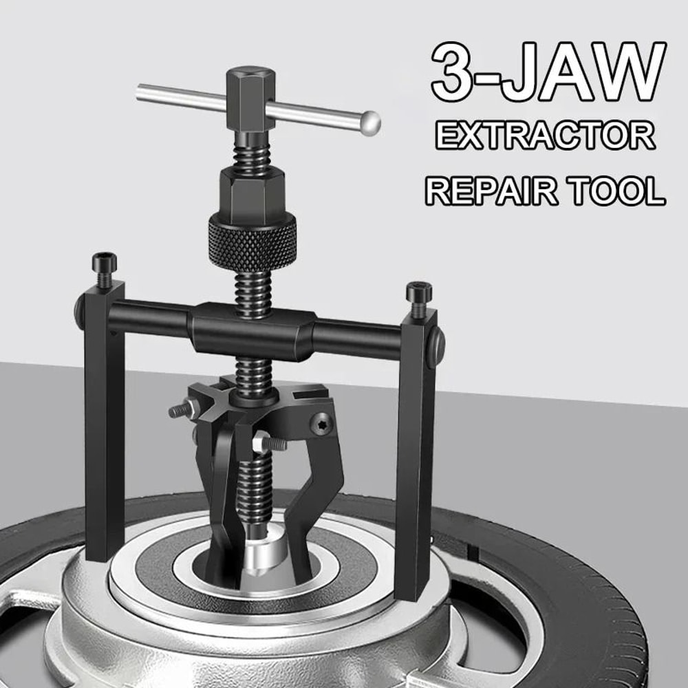 Three Jaw Bearing Puller Gear Extractor Car Repair Tool 0