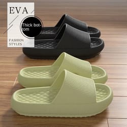 womens thick platform cloud slippers soft eva pillow slides