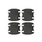 Car Door Handle Bowl Scratch Protection Stickers Carbon Fiber Style 10