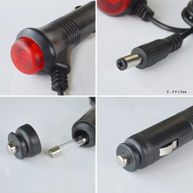 12V 24V Car Cigarette Lighter Socket Splitter Power Adapter 2