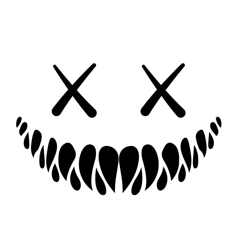 Demon Smiling Face Car Window Vinyl Sticker 4