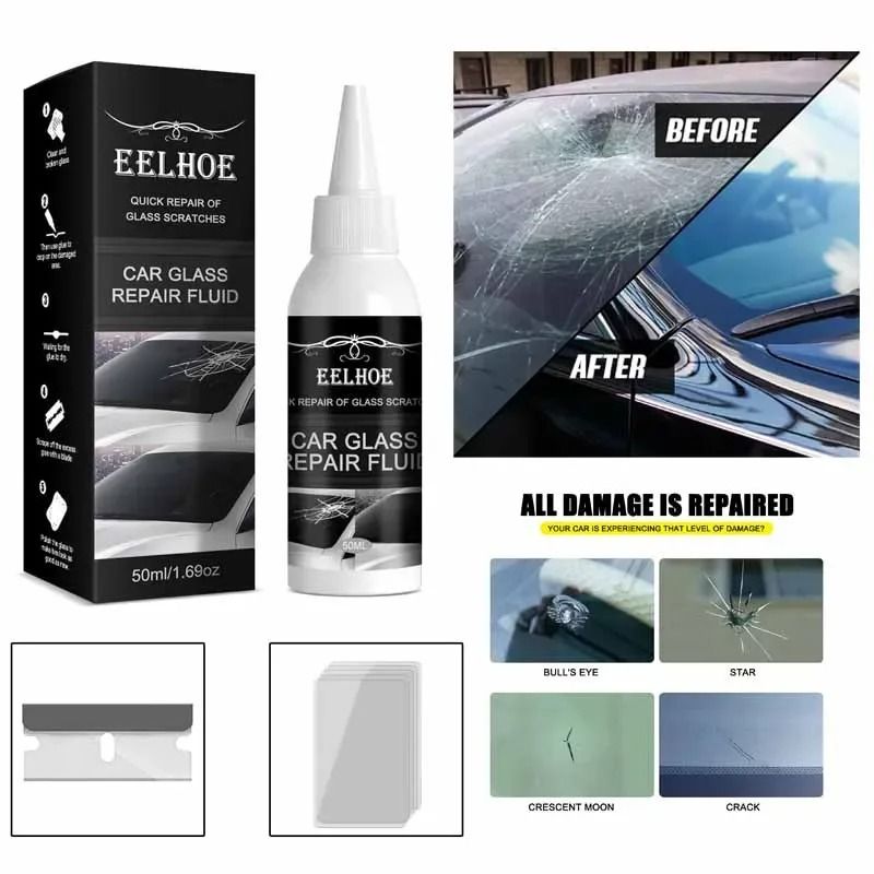Car Windshield Repair Kit Quick Fix Glue For Glass Cracks 0